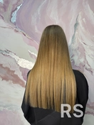 Коррекция цвета с холодным восстановление. 
Работа заняла 3,5 часа.