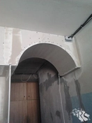 Монтаж арки из гипсокартона 1