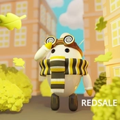 3D-иллюстрация героя для проекта IT-дом, создана в Blender