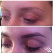 Окрашивание, коррекция бровей