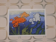 Подводный мир. Работа ученика