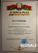 Диплом 3 степени второго этапа республиканской олимпиады по белорусскому языку и литературе в 2019/2020 учебном году