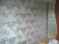 Поклейка обоев производства России