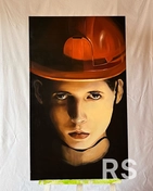 Портрет в авторской технике на заказ.
Холст, масло.
Срок выполнения 3 месяца.