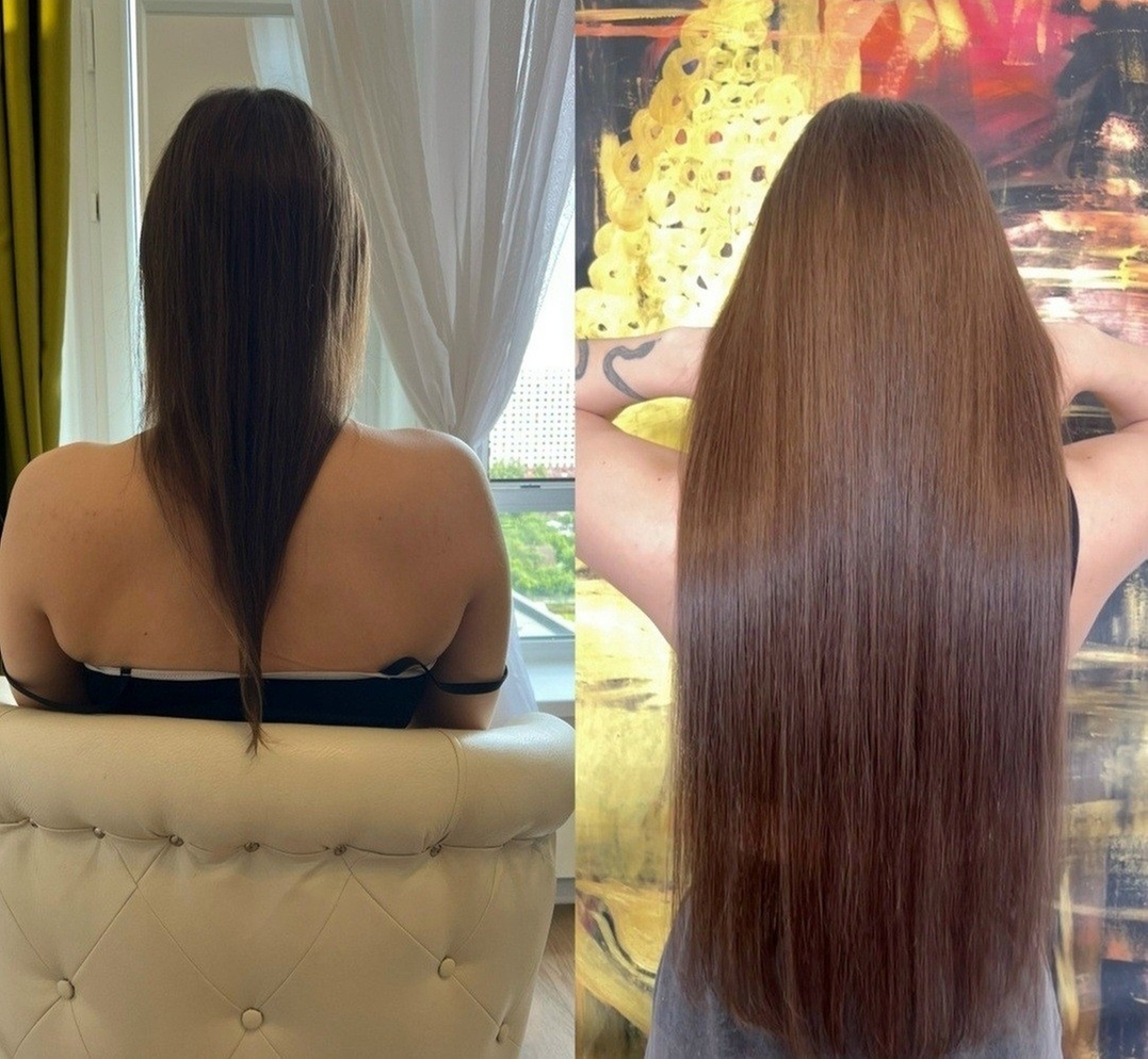 Стоимость: без учёта волос 400 руб.
Аккуратное удаление капсул специальным растворителем без повреждения натуральных волос.
Коррекция с использованием микрокапсул для естественного объёма и плотности.