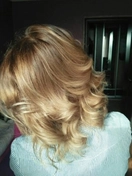 Окрашивание волос в карамельной бежевые тона