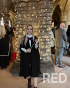 Вручение диплома в University of Glasgow.