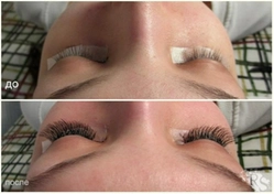 Наращивание ресниц 2D - шикарный взгляд 