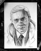 Мартин Фримен 21х30см портрет по фотографии