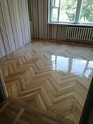 Лакировка паркетного пола