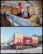 Интерьер рынка.