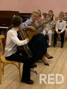 Маленький концерт с моими учениками в музыкальной школе.