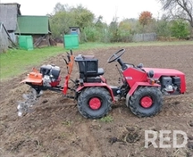 Выполнил культивацию почвы с глубоким рыхлением и удалением сорняков. Подготовил участок под посев газона с выравниванием поверхности. Использовал мотоблок для обработки целины и плотных грунтов.