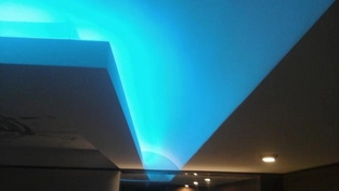 Арка из гкл со скрытой подсветкой