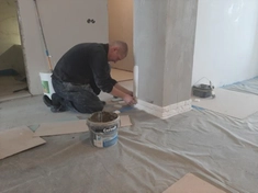 Декоративный камень с запилом под 45