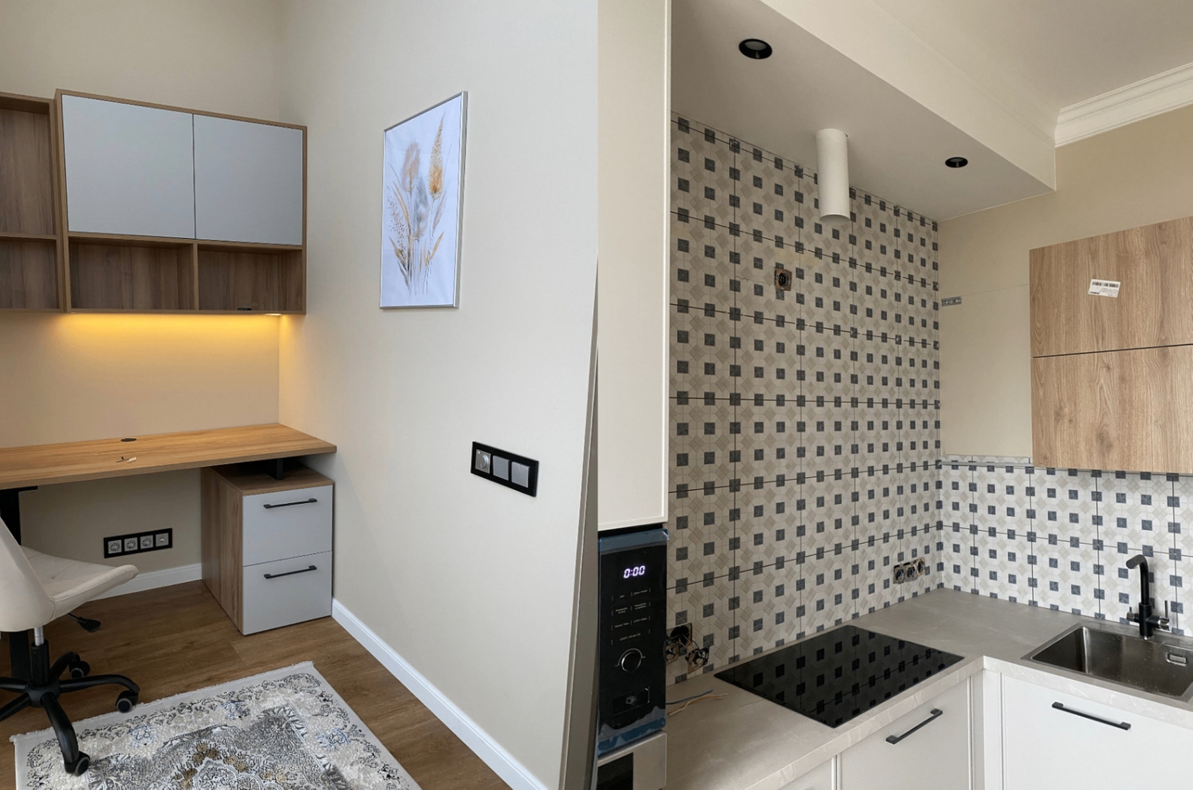 Элетромонтажные работы квартира, завершающий чистовой этап расключение розеток и светильников, подключение электрооборудования.