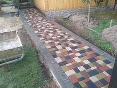 Укладка садовых дорожек