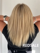 Сложная комбинирования техника аиртач и шатуш. Эффект шитья седины.