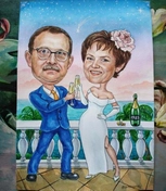 Шарж А4, цена 75 руб