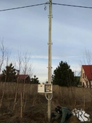 Монтаж щита учёта электроэнергии