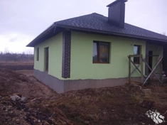 Отделка фасада «Американка»