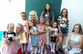 Аквагрим на детский праздник в развивающем центре «Алиса»