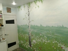 Рисунок на кухне