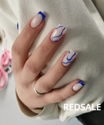 Цветной френч весной станет украшением ваших рук. 