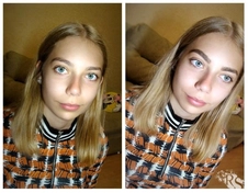 Окрашивание бровей для блондинок
