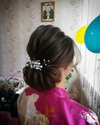 Прическа пучок