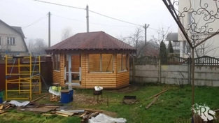 Строительство восьмигранной беседки