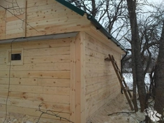 Готовая баня из бруса