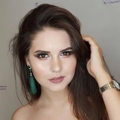 Вечерний макияж, рельефная техника